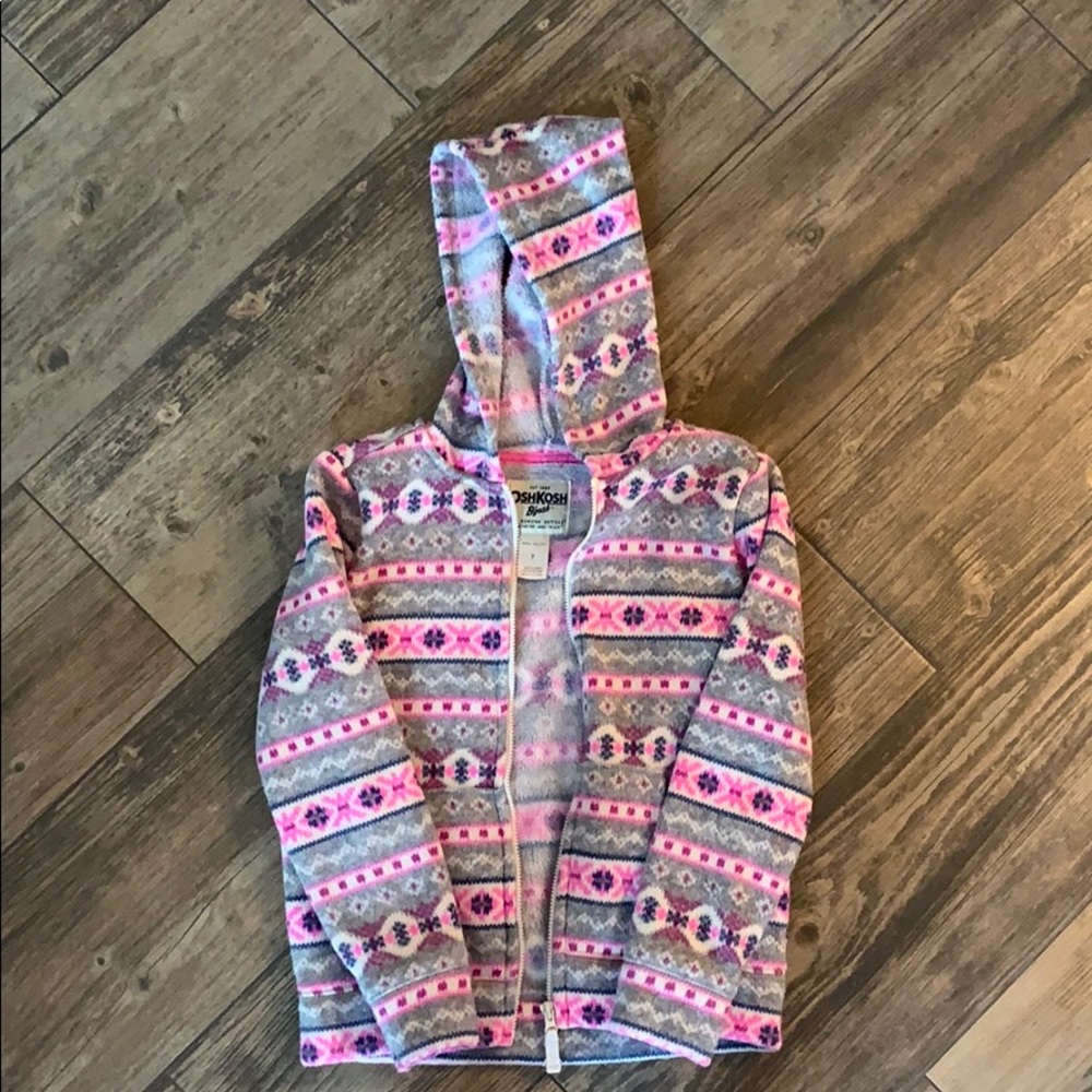 Osh Kosh fleece sweater jacket